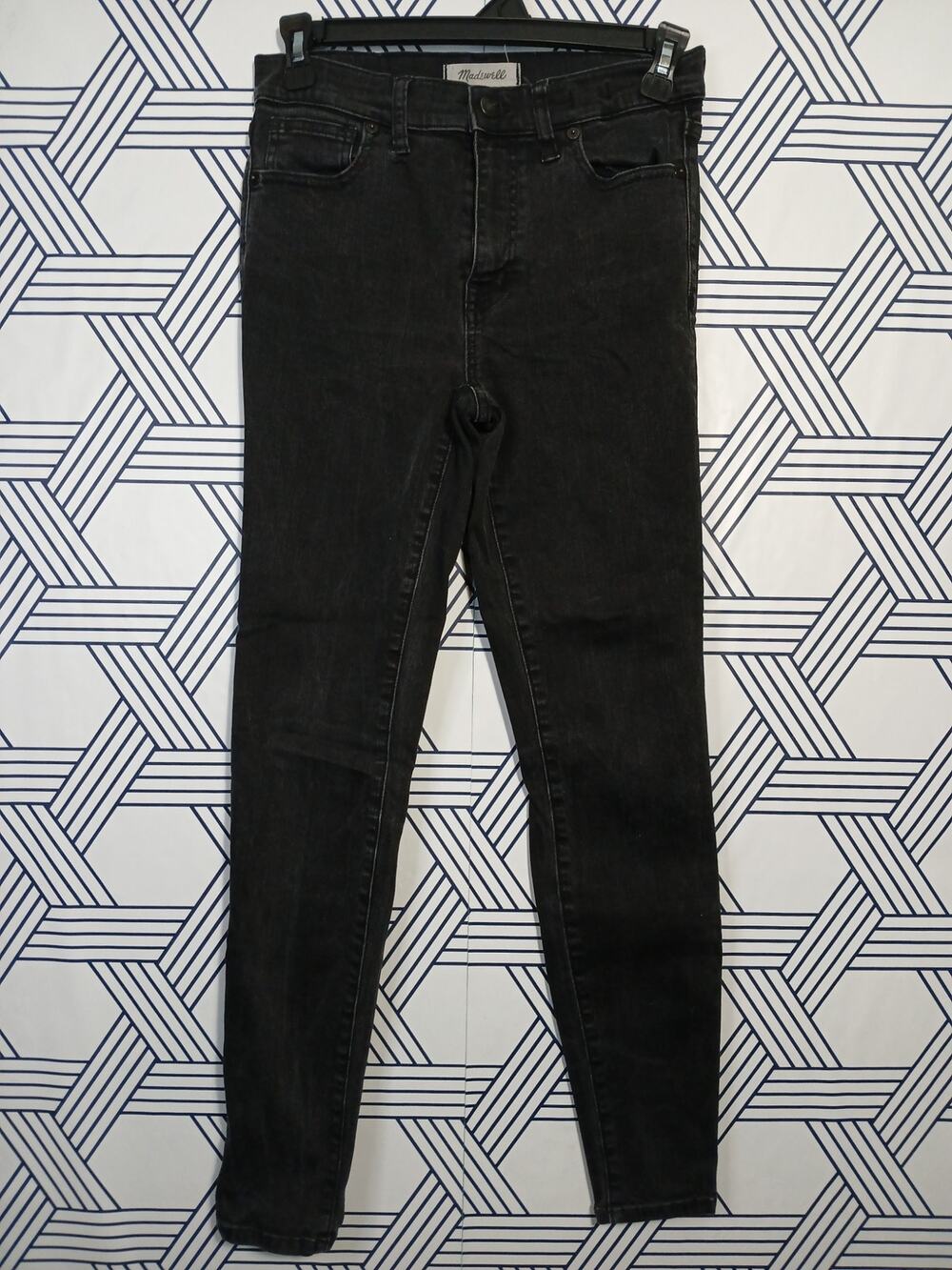 Madewell High-Rise Skinny Jeans Stretch Model Off Duty Clean Girl